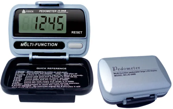Odin Professioneller Schrittzähler Grau